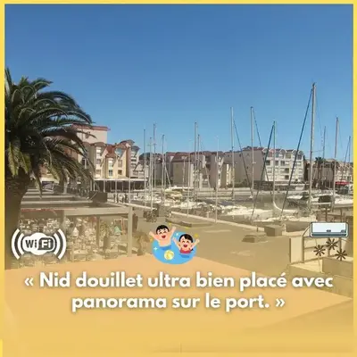 Perle méditerranéenne au coeur du port de Gruissan
