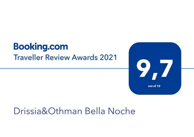 a screenshot of the transfer review awards logo at Bella Noche by D&O in Carcassonne