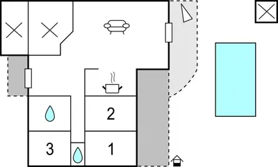a schematic diagram of the proposed algorithm for detecting water pollution at 3 Bedroom Nice Home In Quarante in Quarante