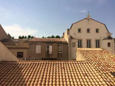 a view from the roof of a building at Le studio des halles avec climatisation 15m2 in Narbonne