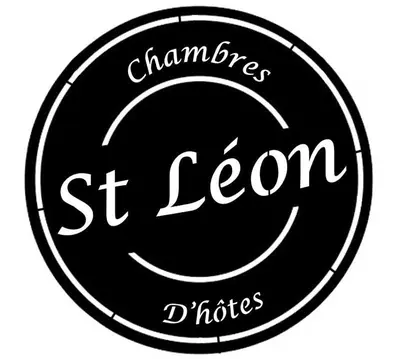 a black and white logo for st leon tribes at Villa Saint Léon in Badens