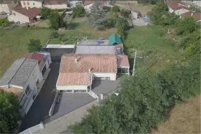 an overhead view of a house with a roof at Koh Samui Siam Manahakhon Appart & Spa in Rieux-de-Pelleport