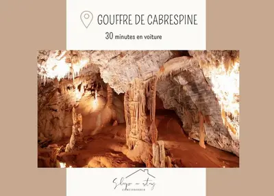 a picture of a cave with the wordslecape at ** Superbe appartement sur le canal du midi ** in La Redorte