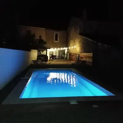 maison a bizanet avec piscine