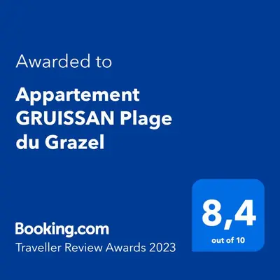 a screenshot of a screen with the text emailed to agreement grubbian place au at Appartement GRUISSAN Plage du Grazel in Gruissan