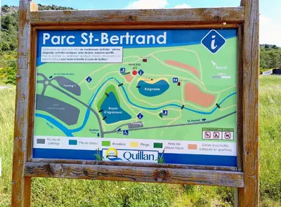 a sign for the parisse st beignend at La Métairie de Lamourade, gîte nature in Saint-Ferriol