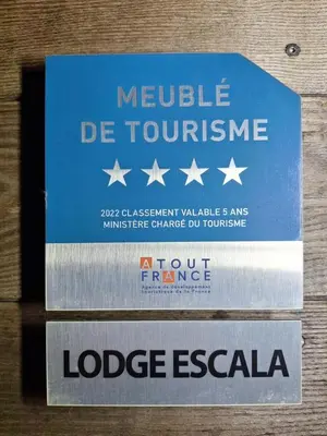 a sign for aforceescalineuranceuranceuranceuranceuranceuranceuranceuranceurance at Lodge d'Œnotourisme avec vue imprenable ! in Vingrau