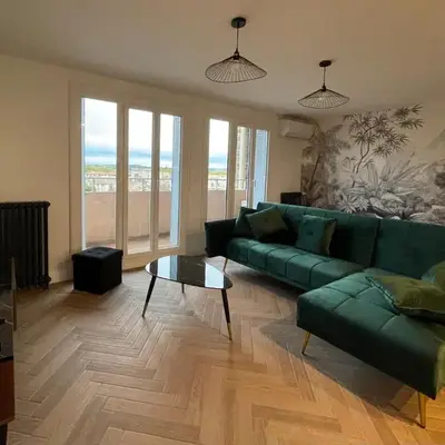 Appartement cosy avec vue imprenable sur la cité