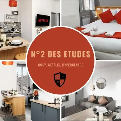 N2 des Études Cosy Hypercentre Wifi ConciergerieDameCarcas