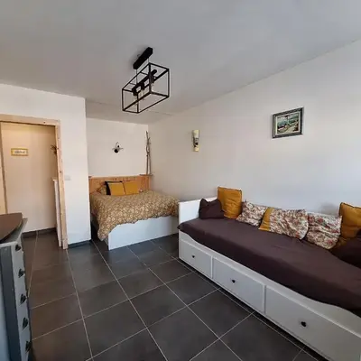 Chaleureux studio en bord de mer