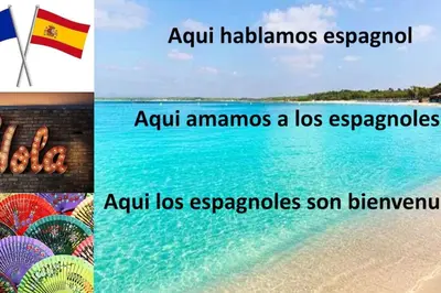 a collage of photos of a beach and the ocean at NARBONNE : SUPER APPARTEMENT DE QUALITÉ in Narbonne