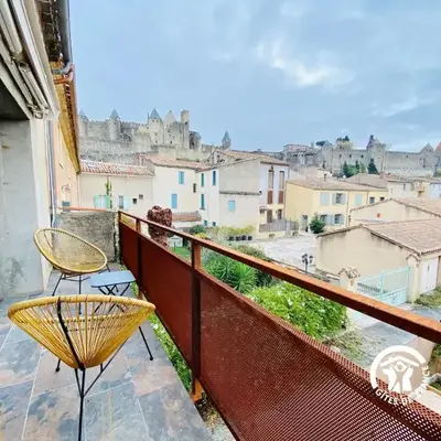 Loft cocon climatisé - Imprenable vue sur le château Comtal