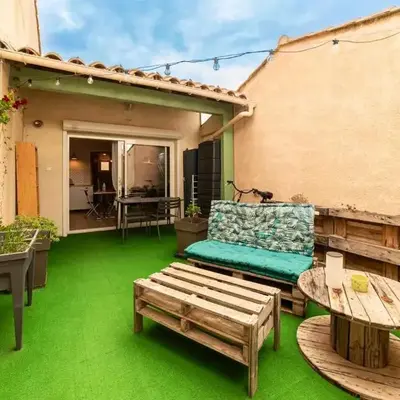 Charmant appartement à Sigean - 23 m² - Climatisation