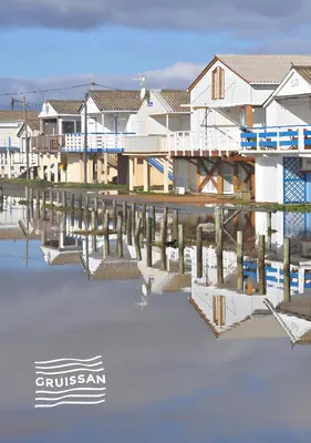 a rendering of a house on the water at Studio mosaïque Narbonne in Narbonne